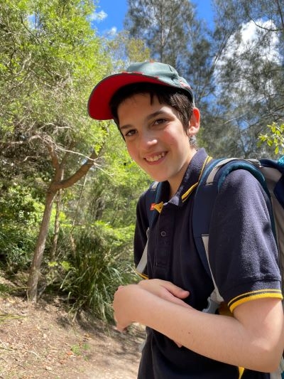 James Mandatis hiking James Mandatis hiking